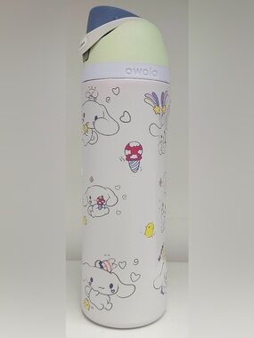 24oz Cinnamoroll Owala Straw Water Bottle, Leakproof Double Wall Vacuum